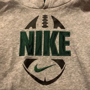 KIDS NIKE VINTAGE FOOTBALL LONG SLEEVED HOODIE